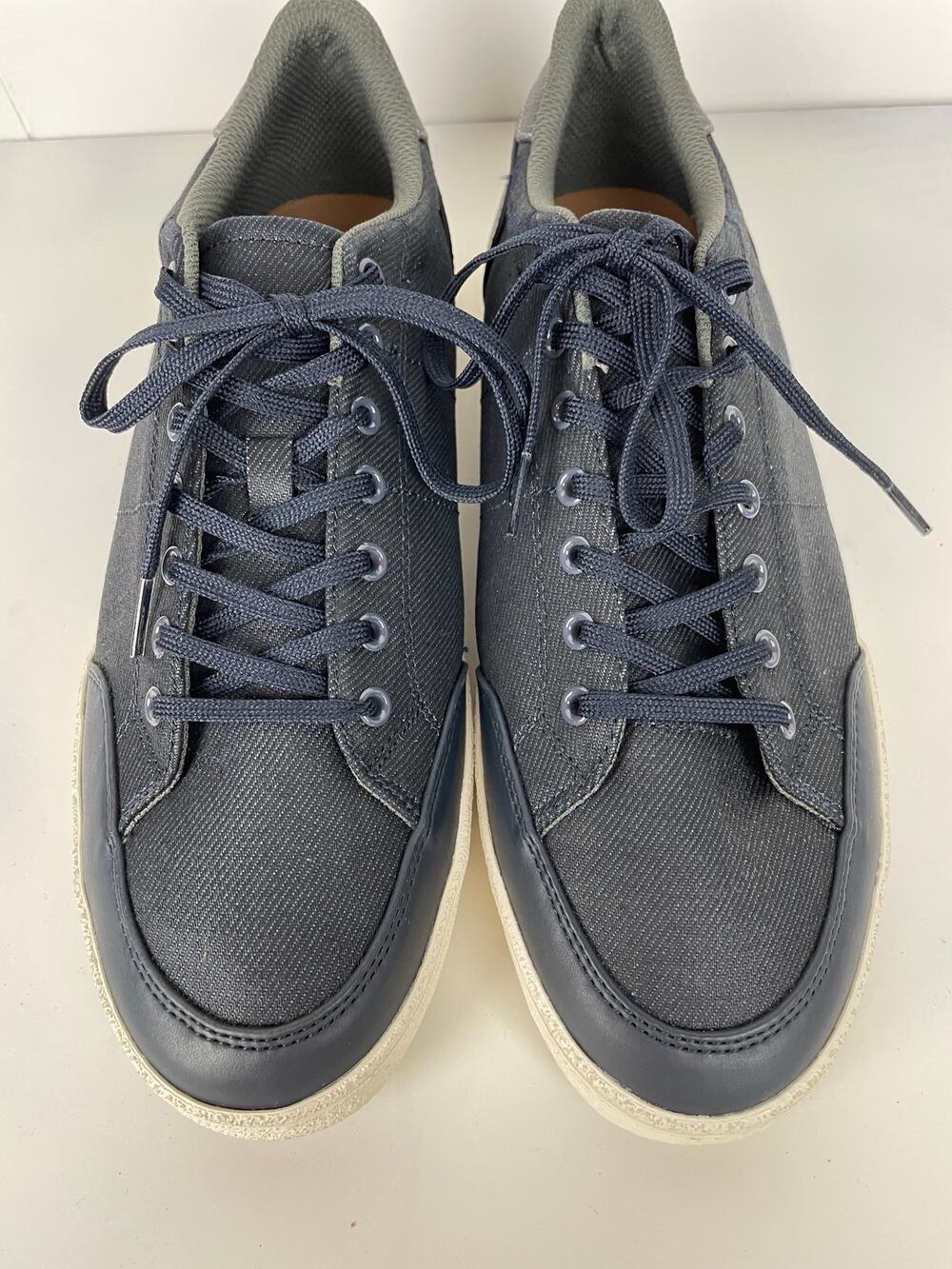 Bixby Nomad Men's Canvas Low Top Sneakers Dark Grey Size 10 NWOB